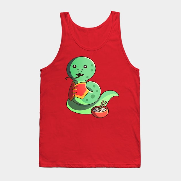 Chinese Zodiac - Snake Tank Top by Griffywings